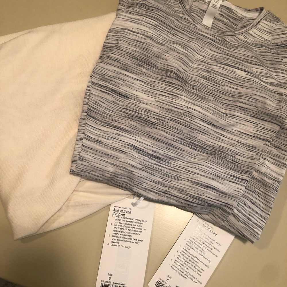 Two for one !! New w tags LULU tops